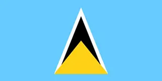 Saint Lucia hivatalos zászlaja