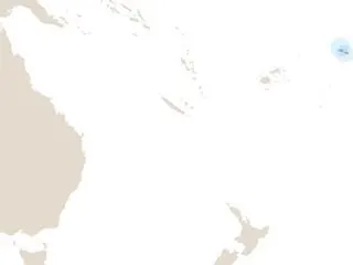 Szamoa elhelyezkedése Polinéziában