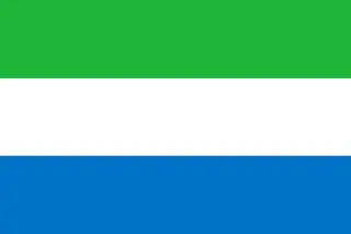 Sierra Leone hivatalos zászlaja