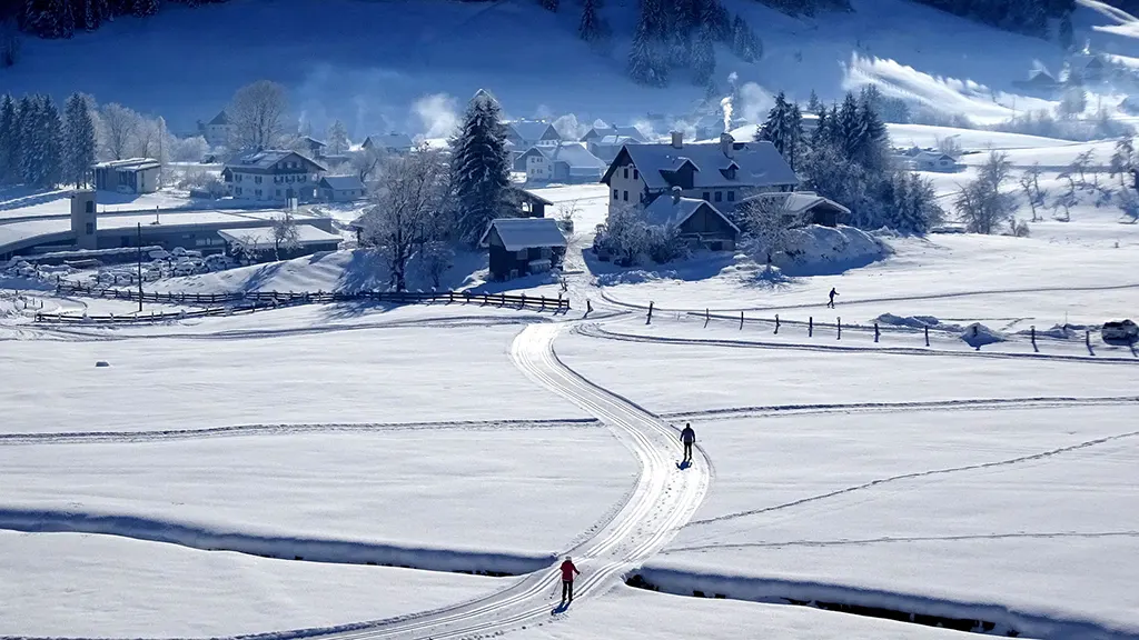 Vidéki élet télen, Ausztria