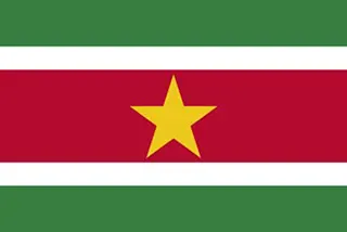 Suriname hivatalos zászlaja