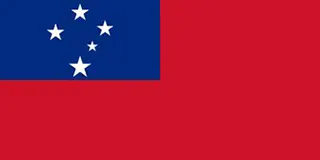 Szamoa hivatalos zászlaja