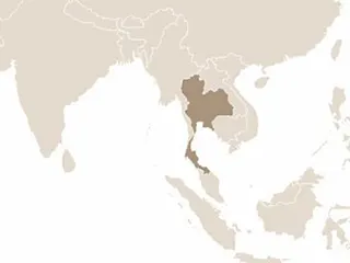 Thaiföld elhelyezkedése Indokínában