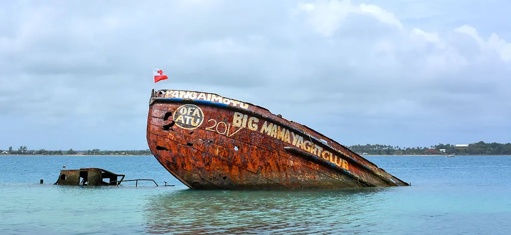 hajóroncs, Tonga
