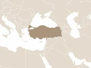 Törökország elhelyezkedése a Közel-Keleten