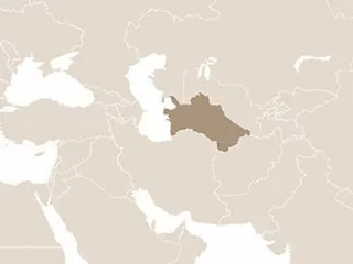 Türkmenisztán elhelyezkedése