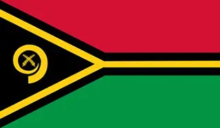 Vanuatu hivatalos zászlaja