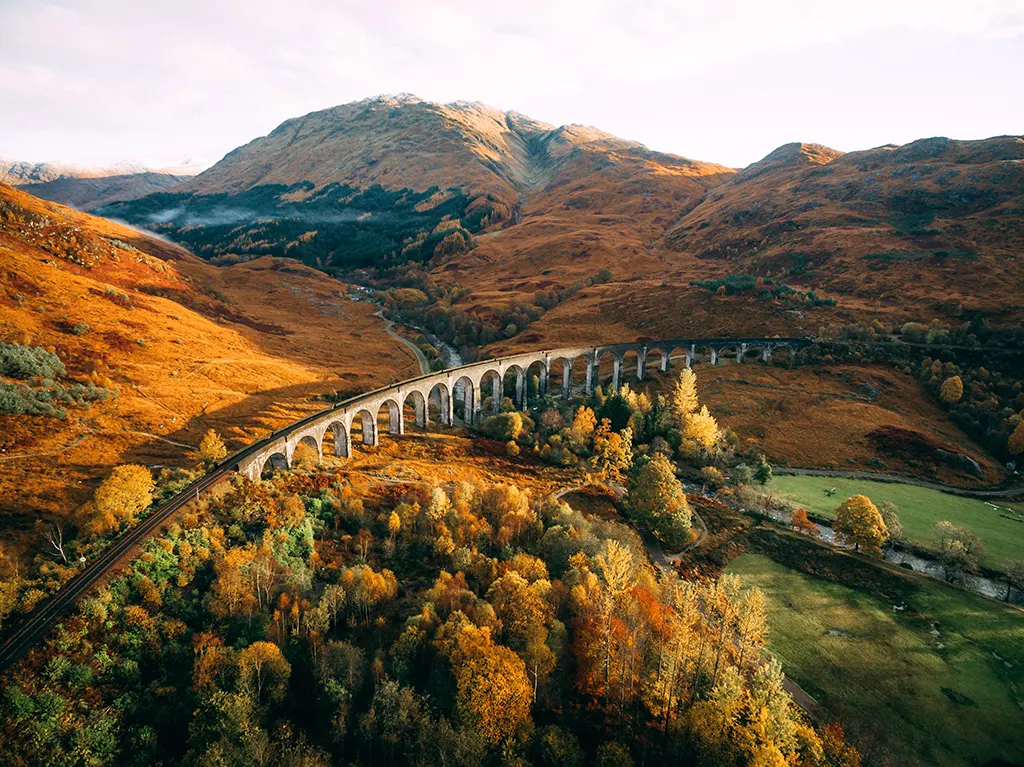 Glenfinnan Viadukt, Skócia