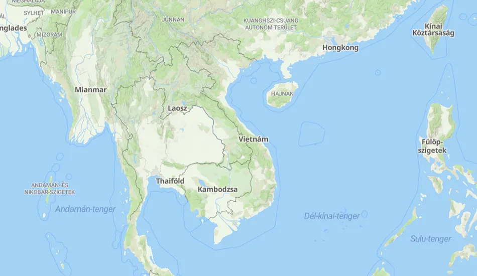 Vietnám térképe